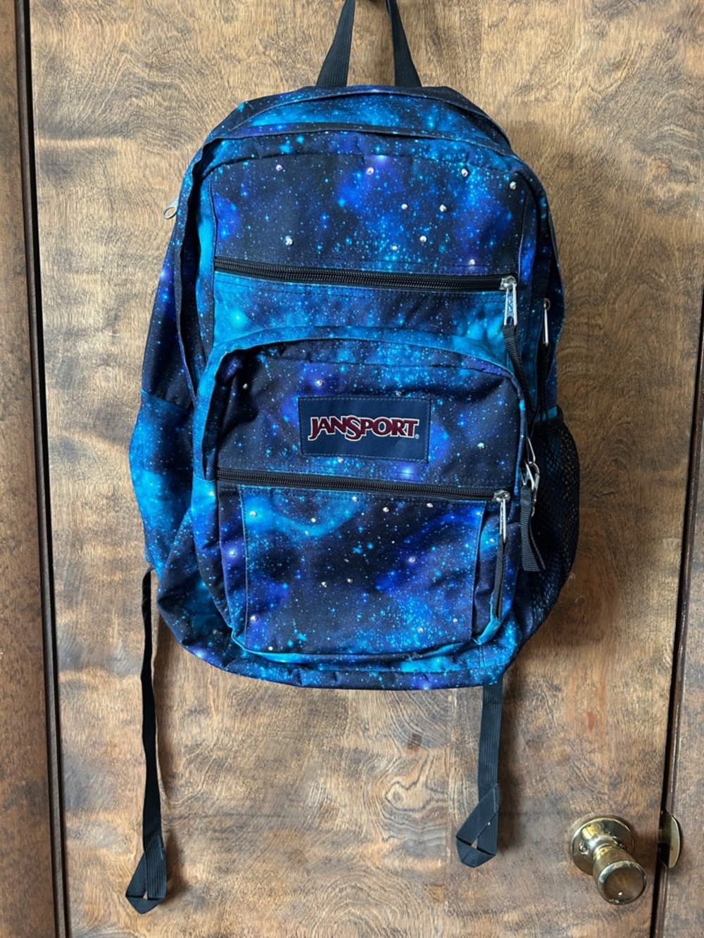 Jansport Galaxy Print Blue Backpack for women